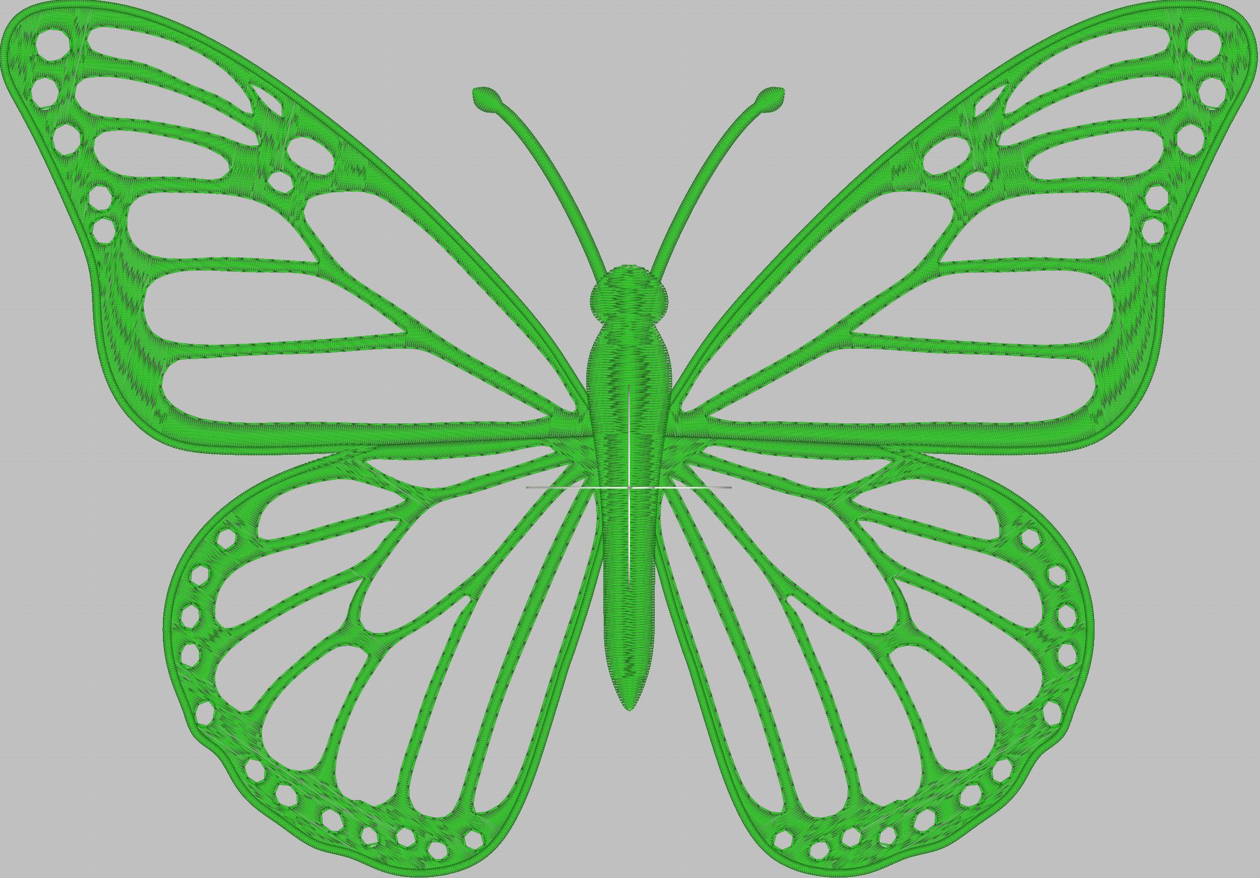 Elegant Butterfly Embroidered Cushion (45/45) - Image 2