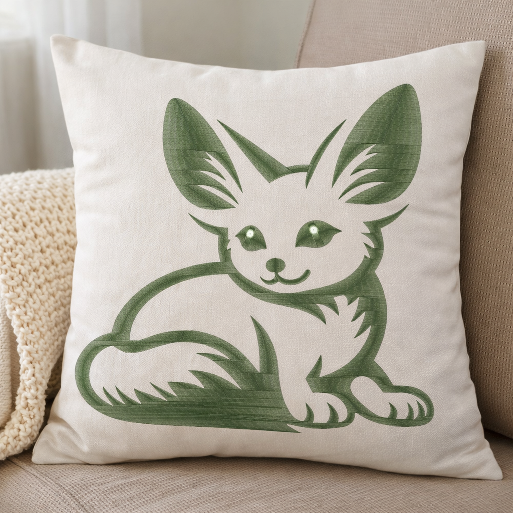 Large Statement Cat Embroidery Design 13 inch - Image 2